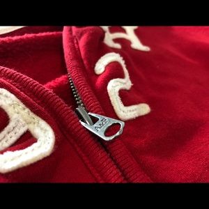 Abercrombie & Fitch Sweatshirt Hoody Red